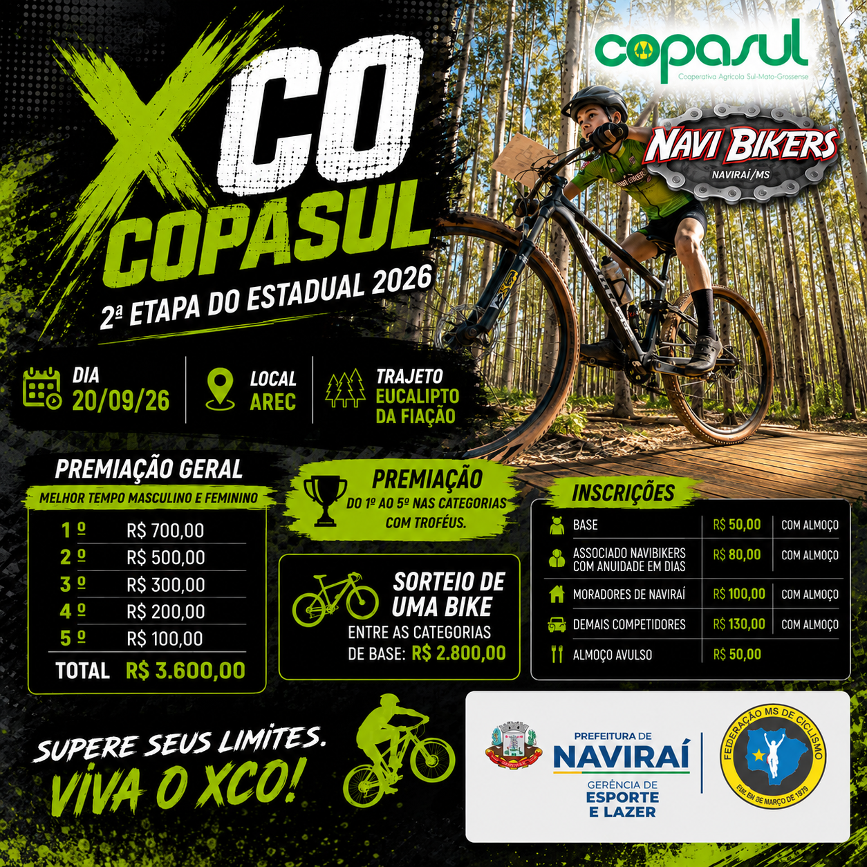 Segunda Etapa Estadual de XCO - Copasul Navibikers
